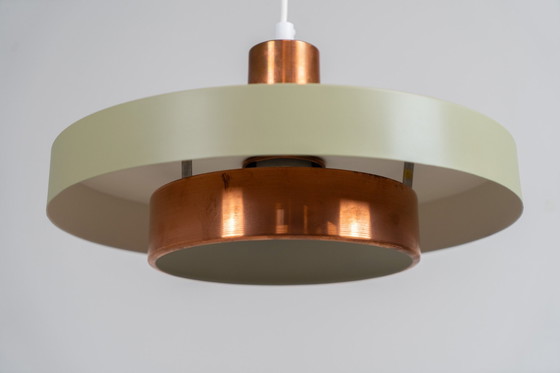 Image 1 of Danish Copper Pendant Light 1960S.