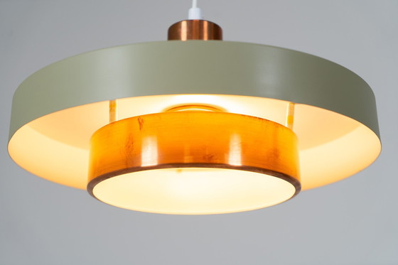 Image 1 of Danish Copper Pendant Light 1960S.