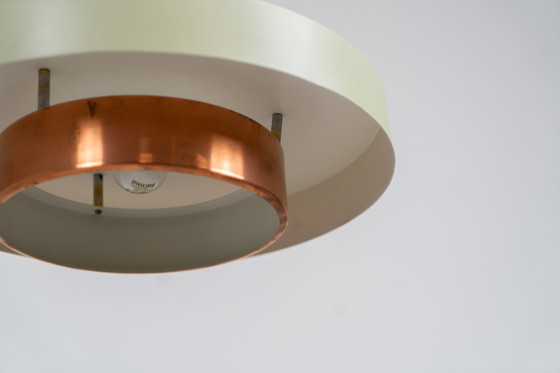 Image 1 of Danish Copper Pendant Light 1960S.