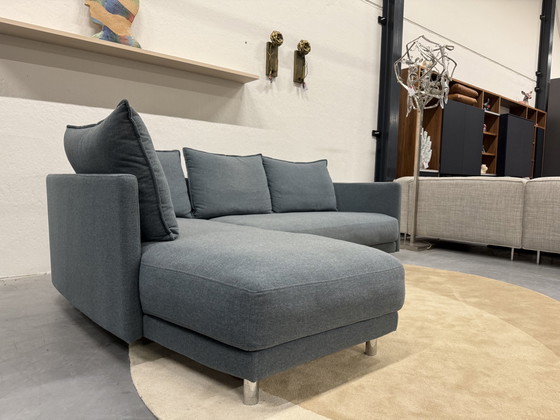 Image 1 of Rolf Benz Onda Corner Sofa Fabric 195x248