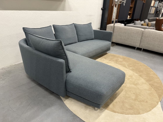 Image 1 of Rolf Benz Onda Corner Sofa Fabric 195x248