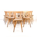 Lot 19 vintage wooden dining chairs
