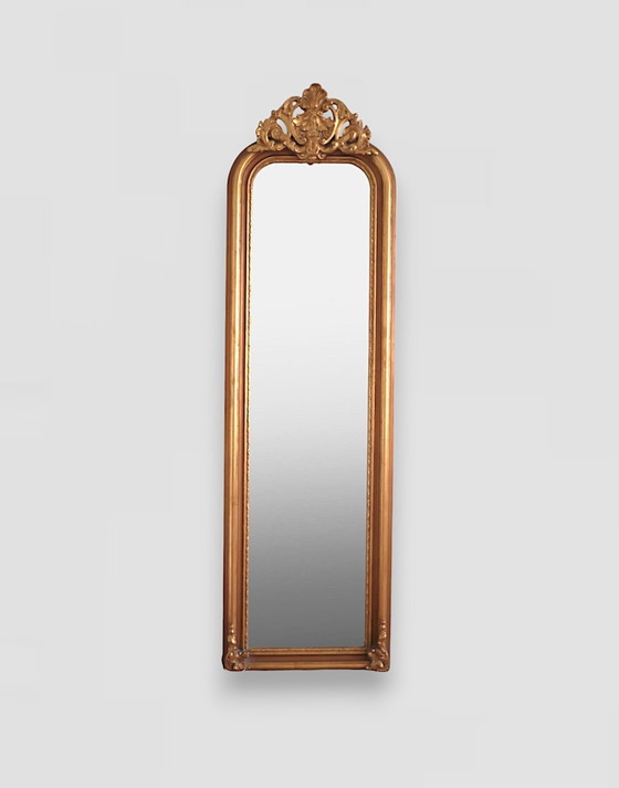 Image 1 of Gilded Penant Mirror Gold