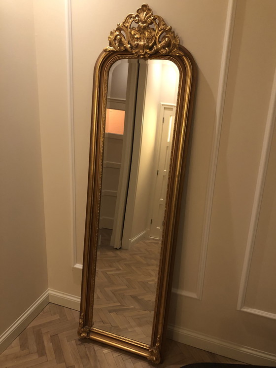 Image 1 of Gilded Penant Mirror Gold