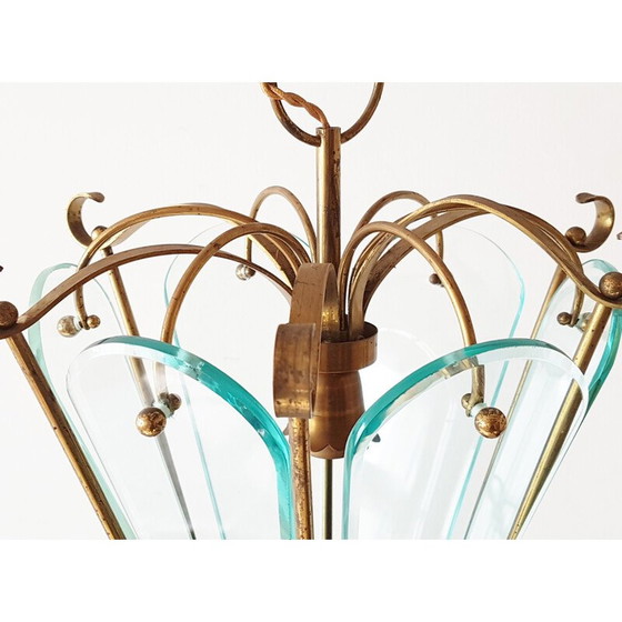 Image 1 of Pendant lamp "lantern" by Pietro Chiesa - 1950s