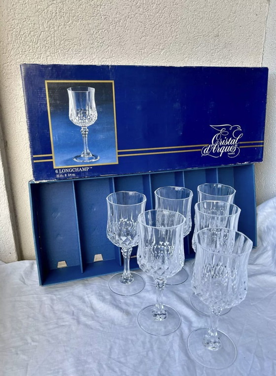 Image 1 of Crystal D'Arques stemware Longchamp model