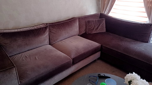 Corner sofa set Brown