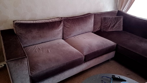 Corner sofa set Brown