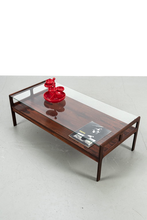 Rosewood coffee table