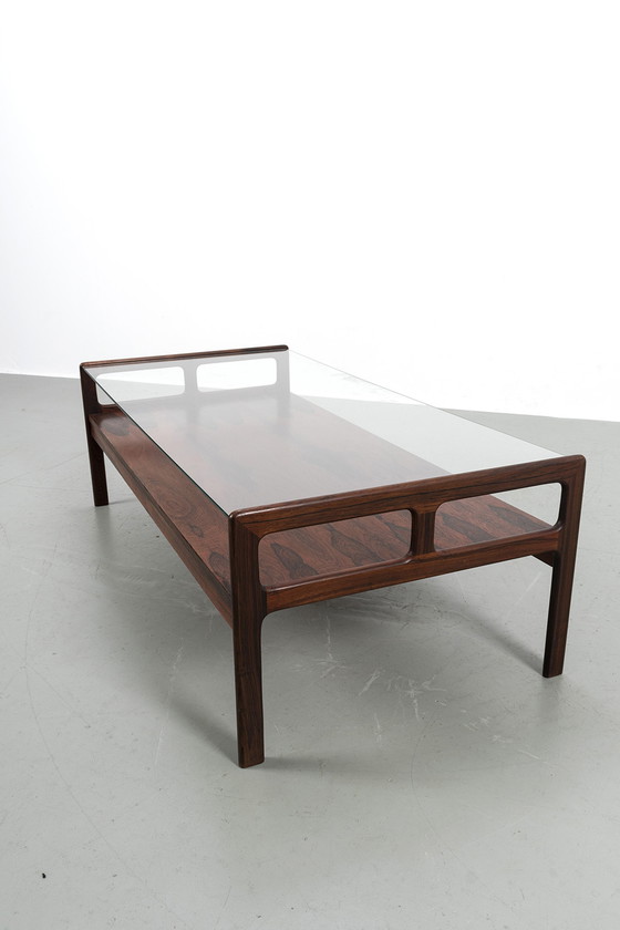 Image 1 of Rosewood coffee table