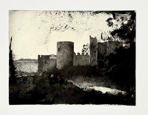 Manorbier (Great Britain) Ink - Eugène Eechaut (1928-2019)