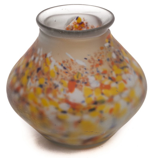 Murano Vase With Inclusions