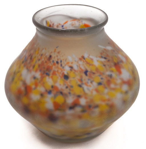 Murano Vase With Inclusions