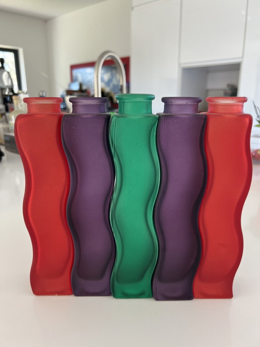 5 Skämt soliflore vases IKEA 90's