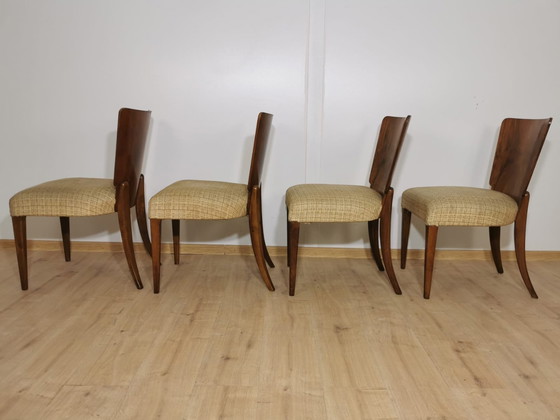 Image 1 of Art Deco Dining Chairs By Jindrich Halabala