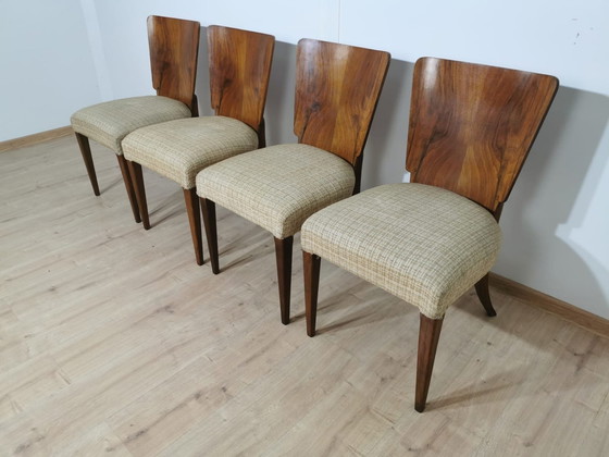 Image 1 of Art Deco Dining Chairs By Jindrich Halabala