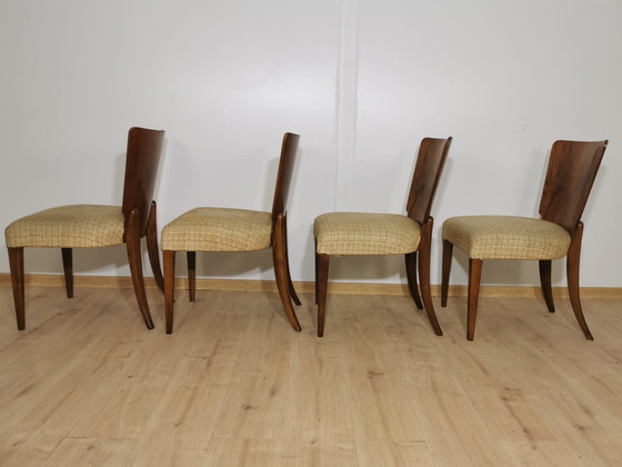 Image 1 of Art Deco Dining Chairs By Jindrich Halabala