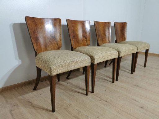 Art Deco Dining Chairs By Jindrich Halabala