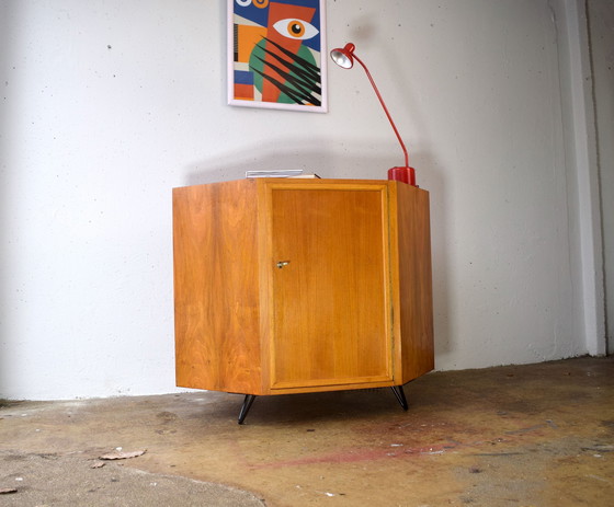 Image 1 of Mobiletto angolare vintage anni '60 di Ge El Möbel 