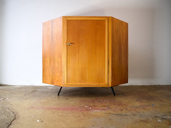 Image 1 of Mobiletto angolare vintage anni '60 di Ge El Möbel 