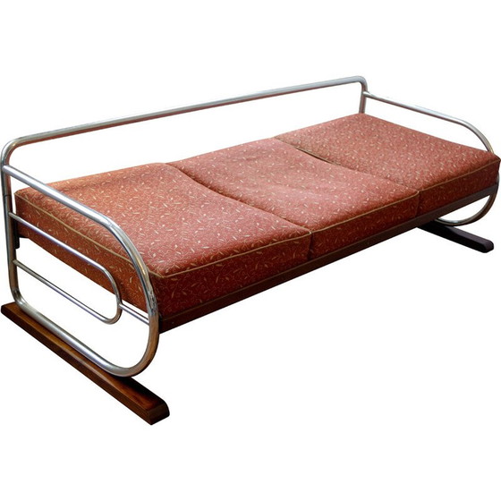 Image 1 of Vintage Bauhaus 3-seater sofa by Slezak, Czechoslovakia 1930