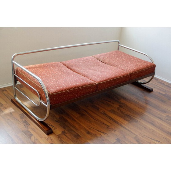 Image 1 of Vintage Bauhaus 3-seater sofa by Slezak, Czechoslovakia 1930