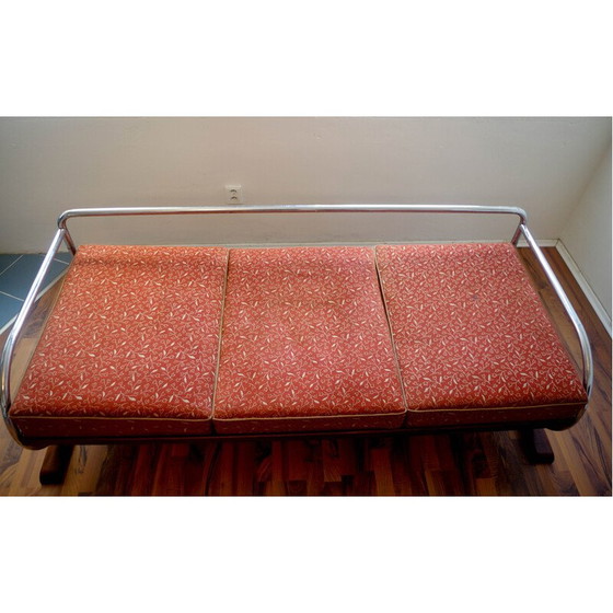 Image 1 of Vintage Bauhaus 3-seater sofa by Slezak, Czechoslovakia 1930