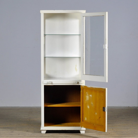 Image 1 of Wooden Medical Cabinet, 1960S