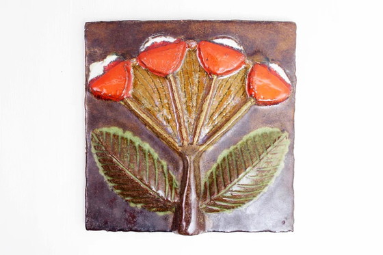 Image 1 of Flower Ceramic Plates