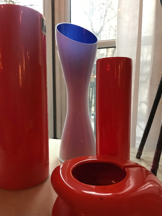 Image 1 of Vintage Vase - Incamiciato - Murano Glass - 1960