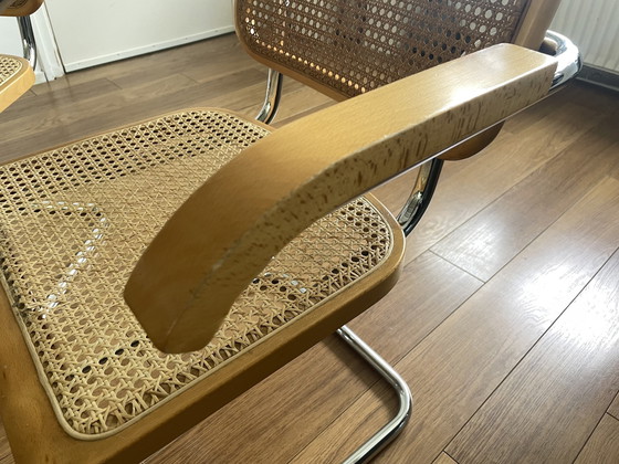 Image 1 of 4 sedie vintage Cesca in tessuto