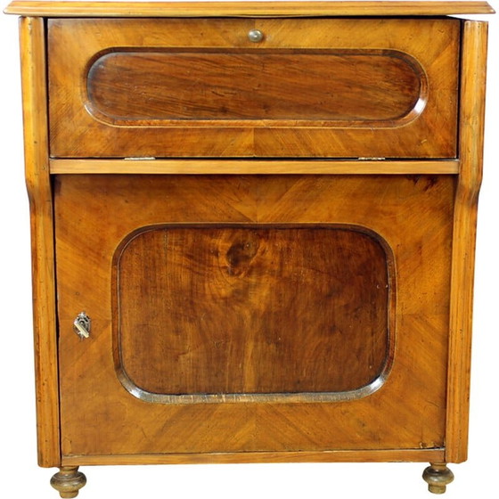 Image 1 of Vintage Art Deco home office desk, Czechoslovakia 1920s
