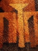 Alfombra de pared de los años 70