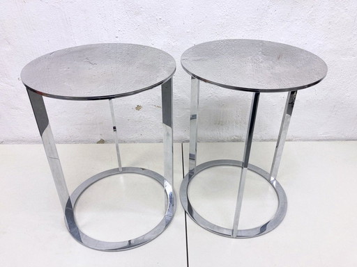 2 B&B Maxalto side tables model Frank Design Antonio Citterio 2012