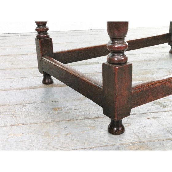 Image 1 of Vintage oakwood side table