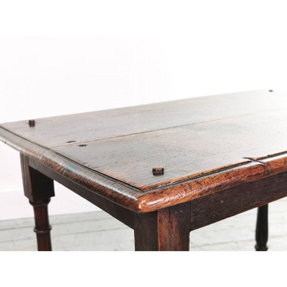 Image 1 of Vintage oakwood side table