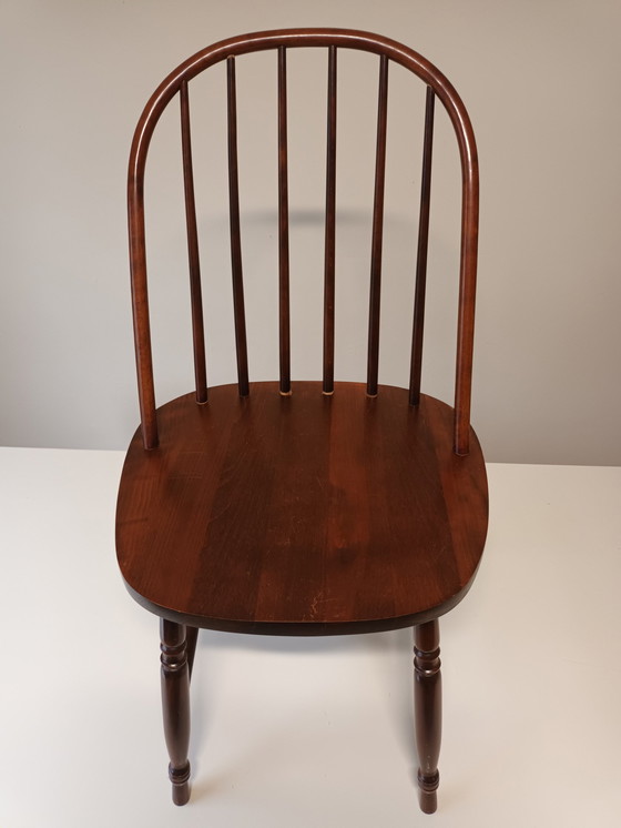 Image 1 of Wooden Chair With Bars