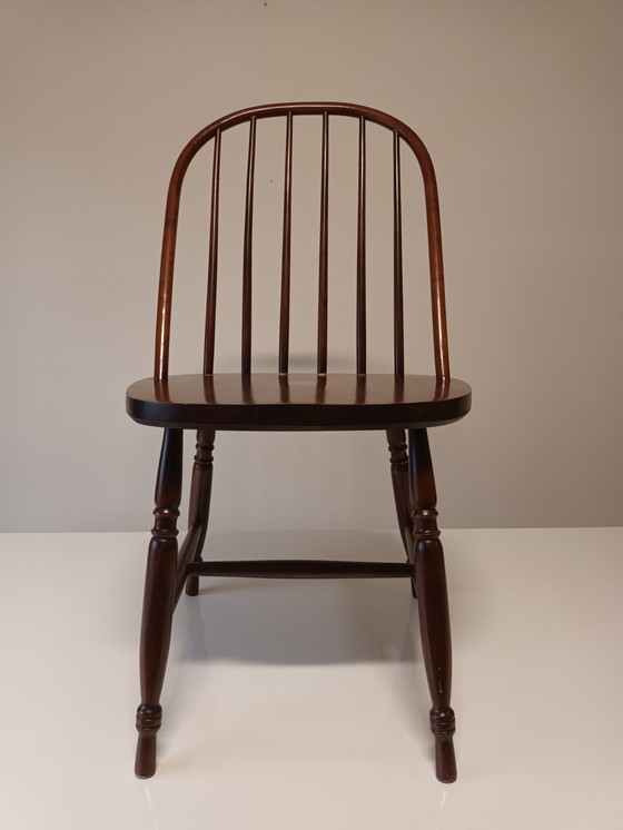 Image 1 of Wooden Chair With Bars