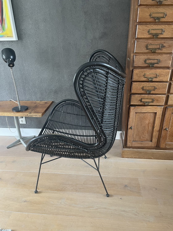 Image 1 of HK Living rattan egg chair