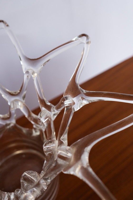 Image 1 of Vaso vintage in lacca soffiata a bocca