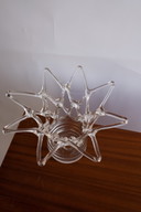 Vintage Mouth Blown Latice Vase