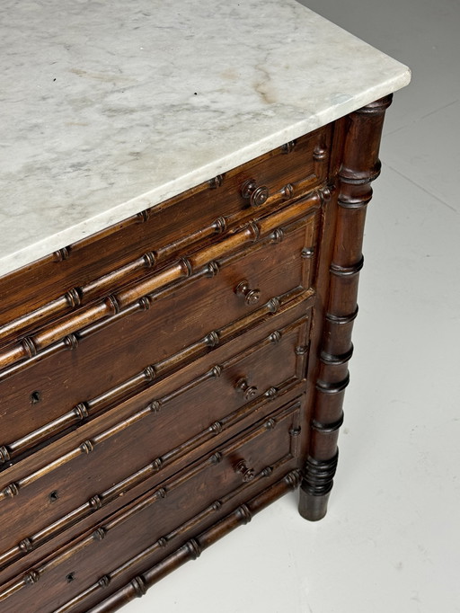 Faux Bamboo Commode 1900