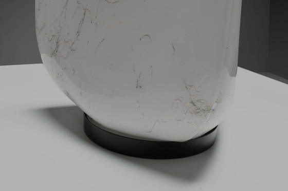 Image 1 of Grande lampada da tavolo a piramide in vetro di Murano di Lino Tagliapietra, Italia