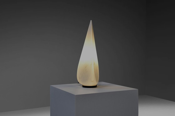 Image 1 of Grande lampada da tavolo a piramide in vetro di Murano di Lino Tagliapietra, Italia