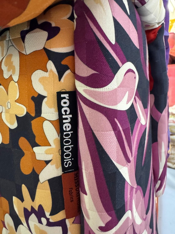 Image 1 of Roche Bobois Mah Jong Designer Sofa Fabric Couch Mahjong