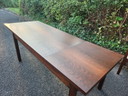 Brutalist - dining table incl 6 chairs , 1970s , vintage