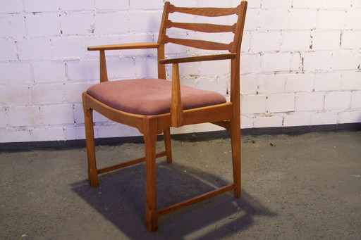 Vestervig Erikson BrBr.Tromborg Chaise danoise moderne à accoudoirs en chêne