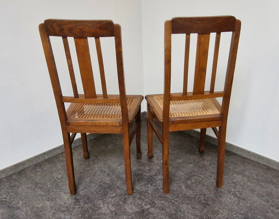 Image 1 of 2X Webbing Chair Amsterdam School