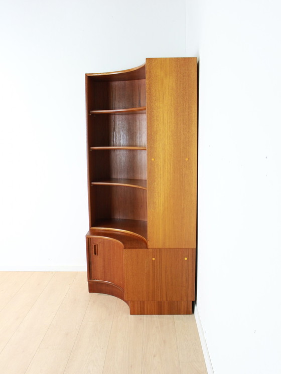 Image 1 of teak Kempkes corner cabinet