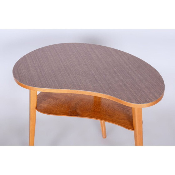Image 1 of Vintage beech side table, Czechoslovakia 1959
